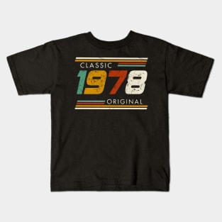 Classic 1978 Original Vintage Kids T-Shirt